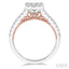 Round Shape Lovebright Diamond Engagement Ring