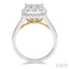 Cushion Shape Halo Lovebright Essential Diamond Engagement Ring