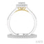 Cushion Shape Halo Lovebright Diamond Wedding Set