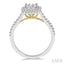 Cushion Shape Halo Lovebright Essential Diamond Engagement Ring