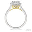 Round Shape Halo Lovebright Essential Diamond Engagement Ring