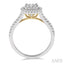 Round Shape Halo Lovebright Essential Diamond Engagement Ring