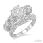 Round Shape Lovebright Diamond Wedding Set