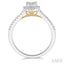 Oval Shape Halo Lovebright Essential Diamond Engagement Ring
