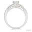 Oval Shape Lovebright Diamond Engagement Ring