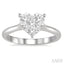 Heart Shape Lovebright Essential Diamond Engagement Ring