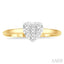 Heart Shape Lovebright Essential Diamond Engagement Ring