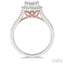 Pear Shape Halo Lovebright Essential Diamond Engagement Ring