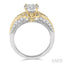 Round Shape Lovebright Diamond Engagement Ring