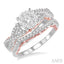 Round Shape Lovebright Diamond Wedding Set