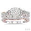 Round Shape Lovebright Diamond Wedding Set
