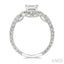 Oval Shape Lovebright Diamond Engagement Ring