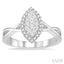 Marquise Shape Halo Lovebright Diamond Ring
