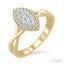 Marquise Shape Halo Lovebright Diamond Ring