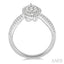 Marquise Shape Halo Lovebright Diamond Ring