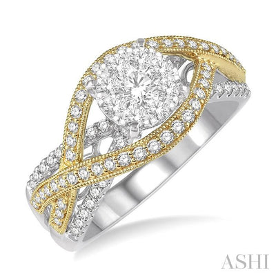 Round Shape Lovebright Diamond Ring