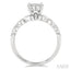 Round Shape Lovebright Diamond Engagement Ring