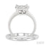 Round Shape Lovebright Diamond Wedding Set