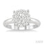 Round Shape Lovebright Essential Diamond Engagement Ring