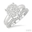 Round Shape Lovebright Diamond Wedding Set