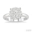 Round Shape Lovebright Essential Diamond Engagement Ring