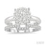 Round Shape Lovebright Diamond Wedding Set