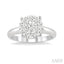 Round Shape Lovebright Essential Diamond Engagement Ring
