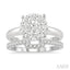 Round Shape Lovebright Diamond Wedding Set
