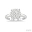 Round Shape Lovebright Essential Diamond Engagement Ring