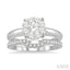 Round Shape Lovebright Diamond Wedding Set