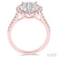 Oval Shape Halo Lovebright Essential Diamond Engagement Ring