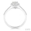 Oval Shape Halo Lovebright Essential Diamond Engagement Ring