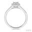Oval Shape Halo Lovebright Essential Diamond Engagement Ring