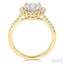 Round Shape Halo Lovebright Essential Diamond Engagement Ring