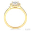 Round Shape Halo Lovebright Essential Diamond Engagement Ring