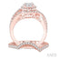 Round Shape Halo Lovebright Diamond Wedding Set