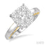 Cushion Shape Lovebright Essential Diamond Engagement Ring