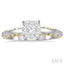 Cushion Shape Lovebright Essential Diamond Engagement Ring