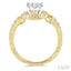 Round Shape Lovebright Diamond Engagement Ring
