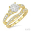 Round Shape Lovebright Diamond Wedding Set