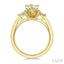 Pear Shape Lovebright Diamond Engagement Ring