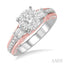 Round Shape Lovebright Diamond Engagement Ring