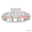 Round Shape Lovebright Diamond Engagement Ring