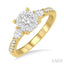 Round Shape Lovebright Diamond Engagement Ring