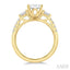 Round Shape Lovebright Diamond Engagement Ring
