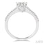 Pear Shape Lovebright Essential Diamond Engagement Ring