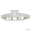 Cushion Shape Lovebright Essential Diamond Engagement Ring