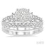 Round Shape Lovebright Diamond Wedding Set