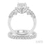 Round Shape Lovebright Diamond Wedding Set