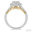 Oval Shape Halo Lovebright Essential Diamond Ring